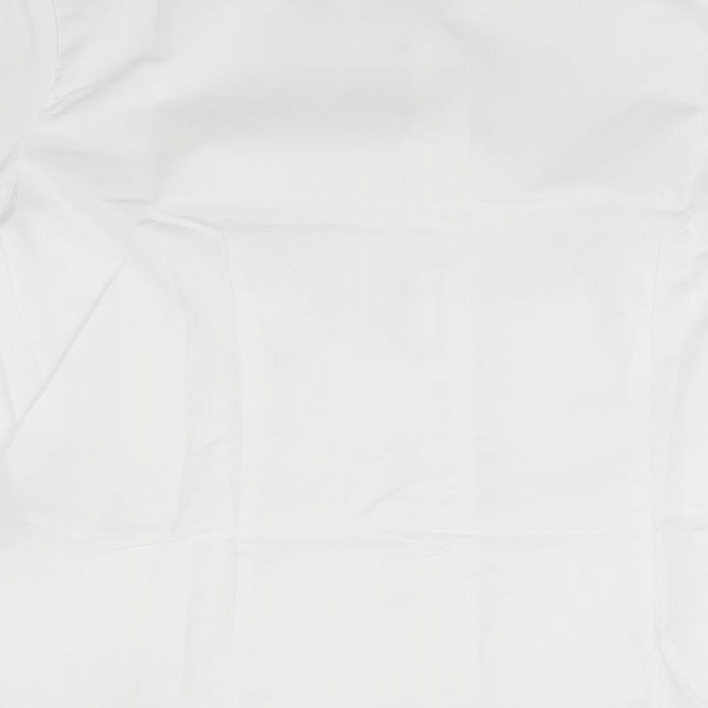 Womens UK Size 8 disley White Basic Button-Up