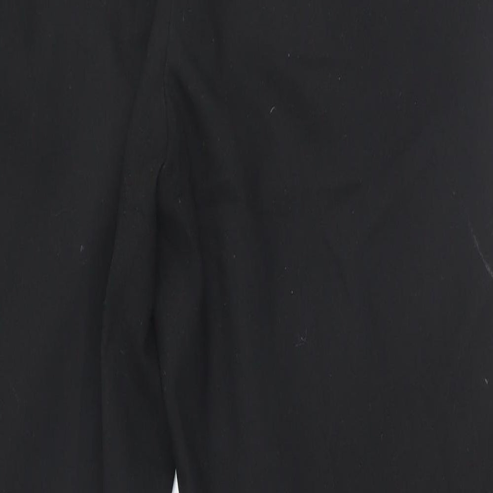 Womens UK Size 10 NEXT Regular Fit Black Trousers