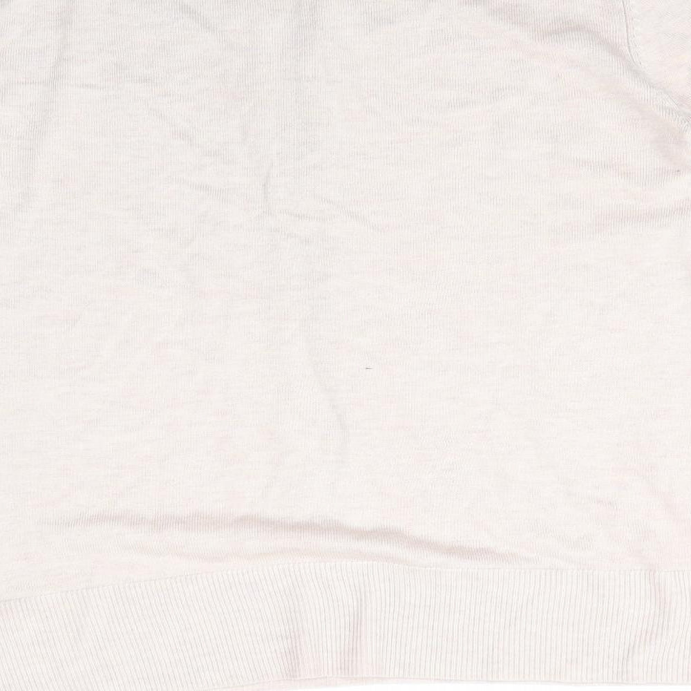 Womens UK Size L Oasis Beige Pullover Jumper