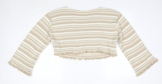 Womens UK Size L Nasty Gal Brown Pullover Jumper