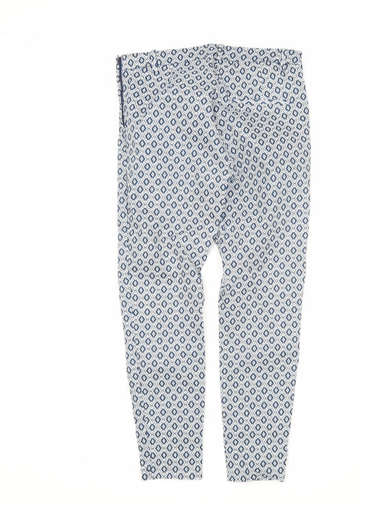 Womens UK Size 10 H&M Regular Fit Multicoloured Trousers