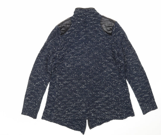 Womens UK Size S Quiz Blue Cardigan Jumper