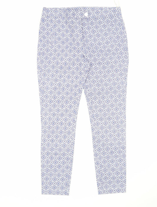 Womens UK Size 10 Dorothy Perkins Regular Fit Multicoloured Trousers