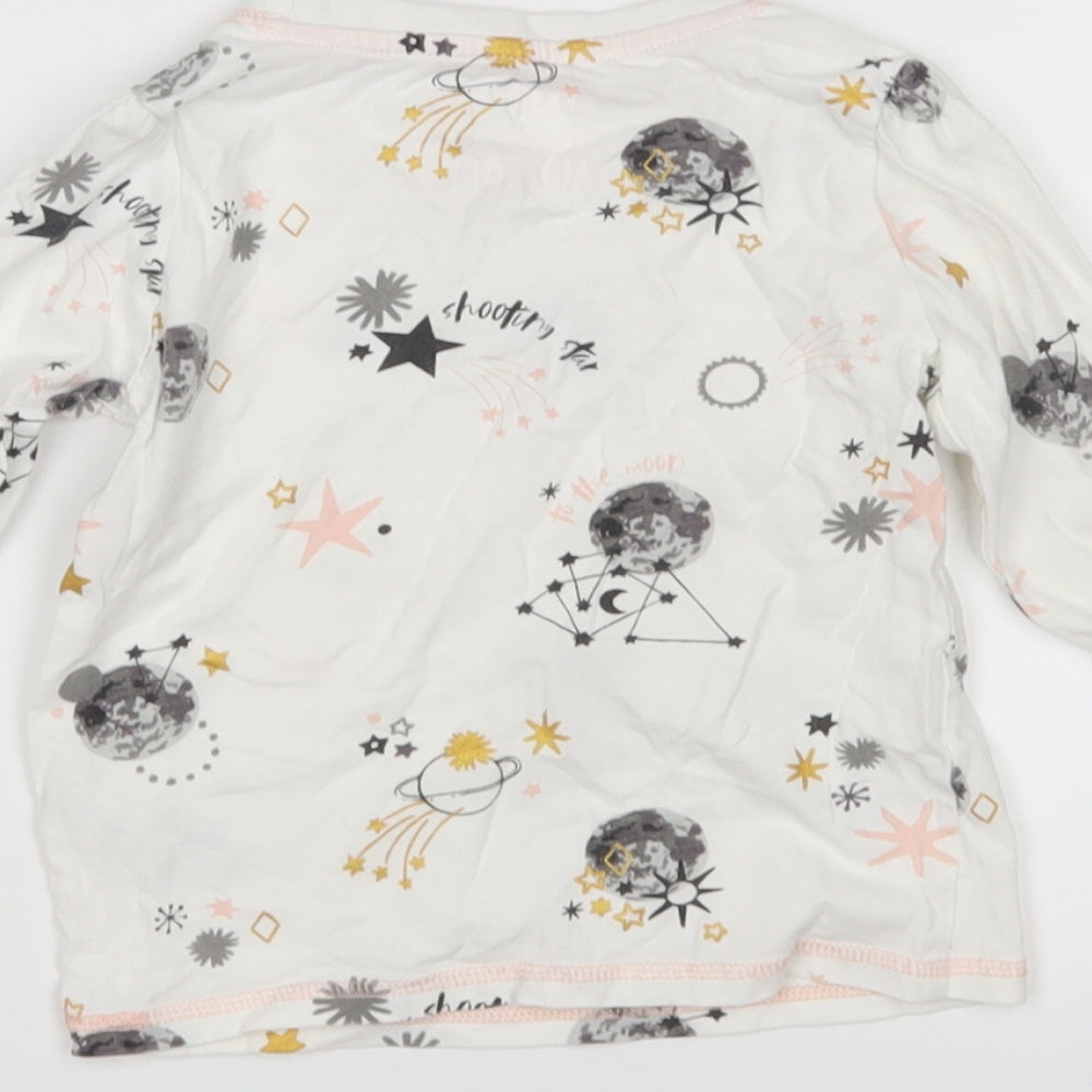 TU Girls Multicoloured Cotton Top Pyjama Top Size 3-4 Years