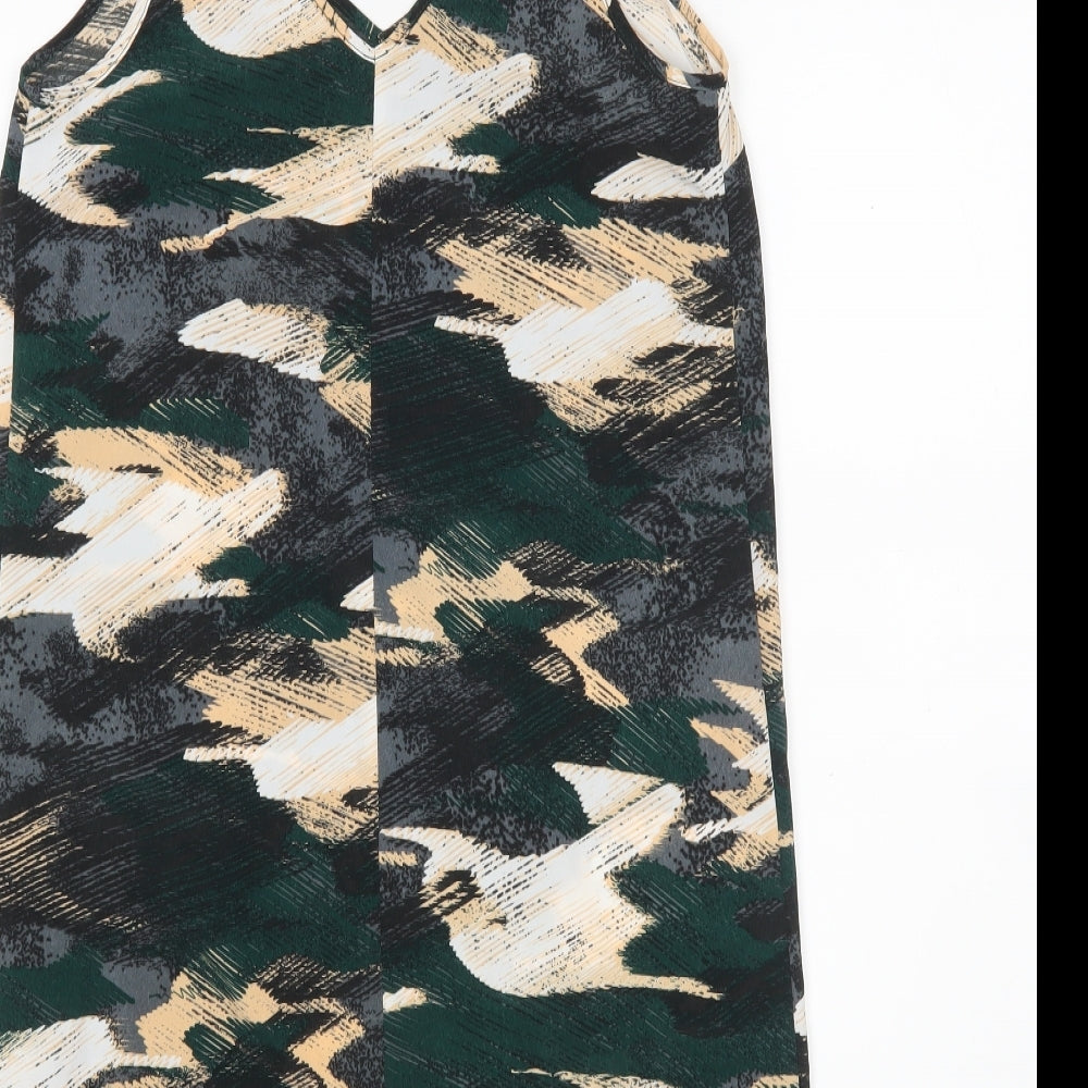 Womens UK Size 8 ASOS Multicoloured Basic Tank