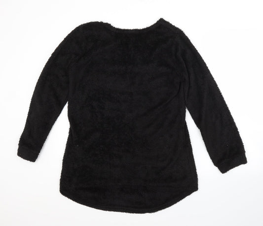 Womens UK Size 2XL Preworn Black Pullover Jumper