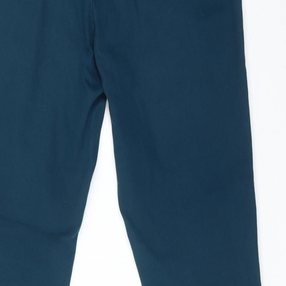 Dorothy Perkins Womens Blue Cotton Skinny Jeans Size 14 L31 in Regular