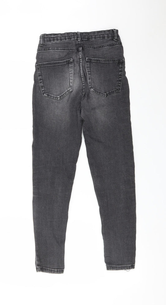 DENIM CO Womens Black Cotton Skinny Jeans Size 8 L25 in Regular