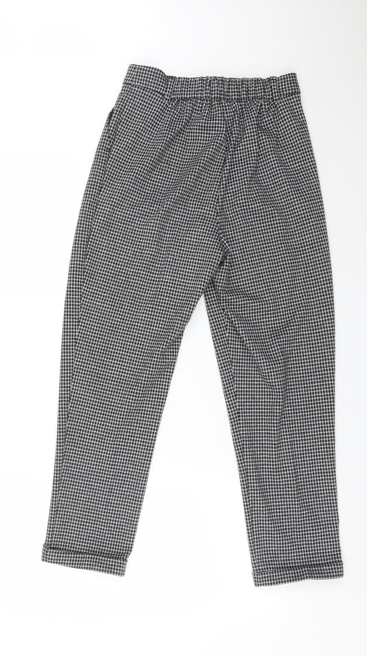 Womens UK Size 8 New Look Regular Fit Carrot Multicoloured Trousers