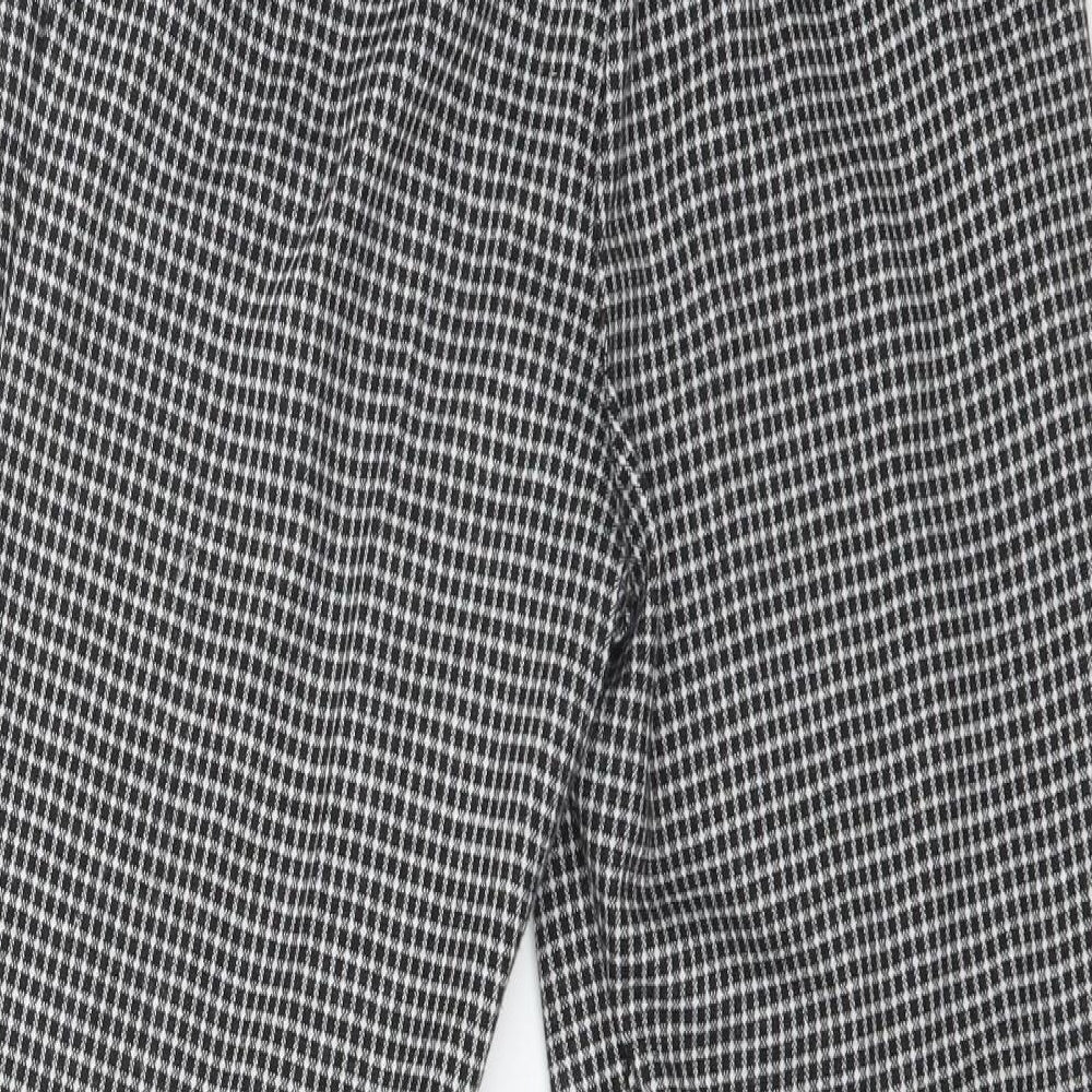Womens UK Size 8 New Look Regular Fit Carrot Multicoloured Trousers
