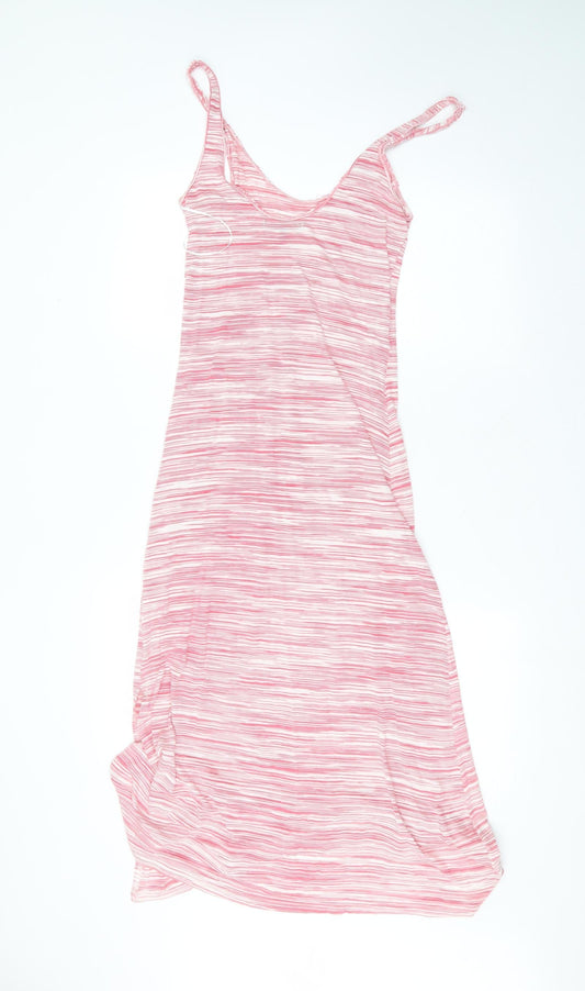 NEXT Womens Pink Viscose A-Line Size 8 Round Neck