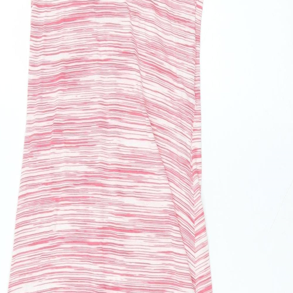 NEXT Womens Pink Viscose A-Line Size 8 Round Neck