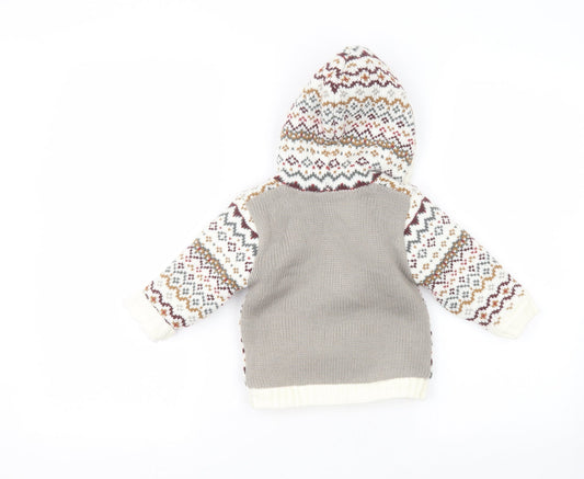 Nutmeg Baby White Jacket Coatigan Size 6-9 Months
