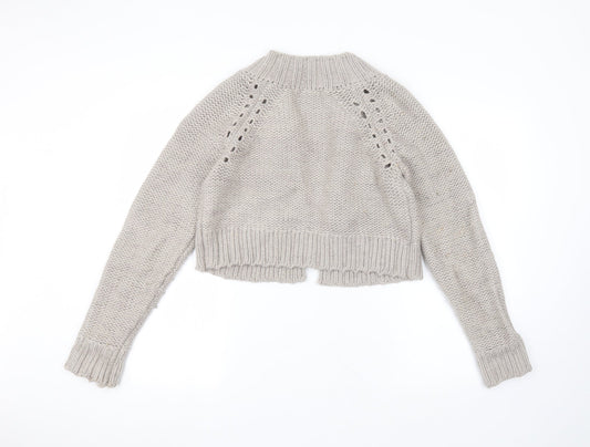 Matalan Womens Brown Jacket Coatigan Size 14