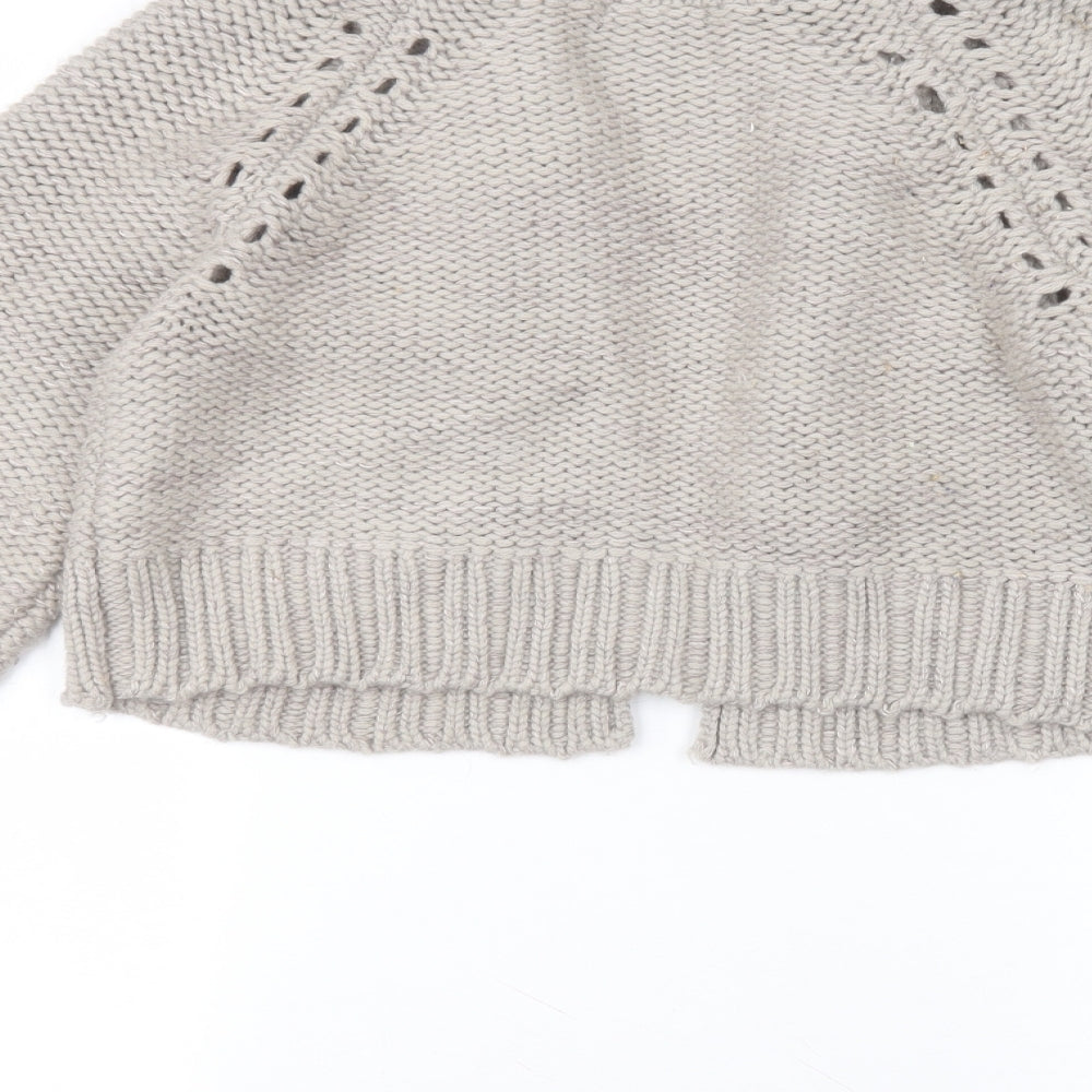 Matalan Womens Brown Jacket Coatigan Size 14