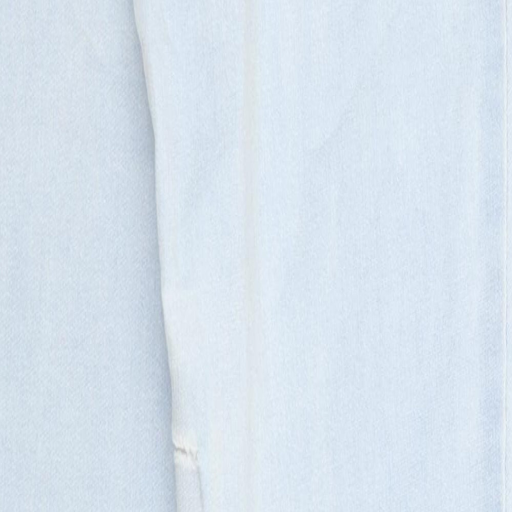 Denim & Co. Womens Blue Cotton Skinny Jeans Size 8 L28 in Regular