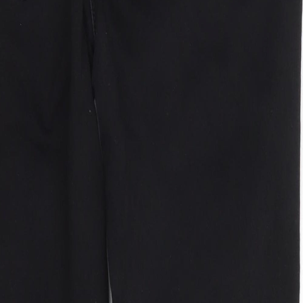 Womens UK Size 10 Papaya Regular Fit Skinny Black Jeans