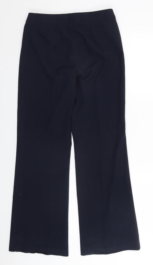 Womens UK Size 8 Marks and Spencer Regular Fit Blue Trousers