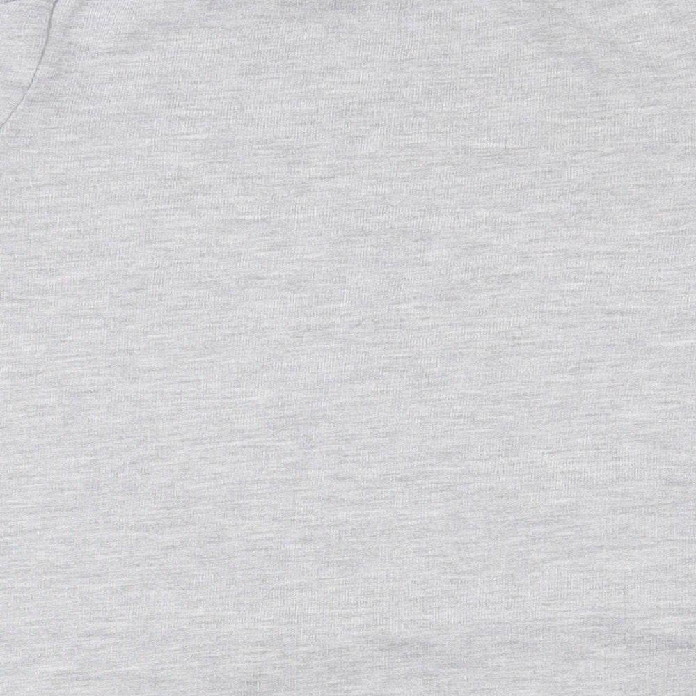 F&F Womens Grey Round Neck Polyester Pullover Jumper Size 8