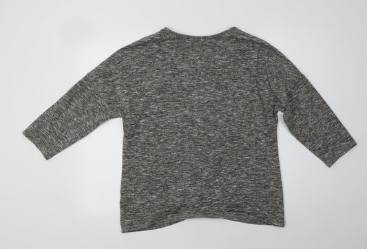 Womens UK Size 16 Papaya Grey Pullover Jumper