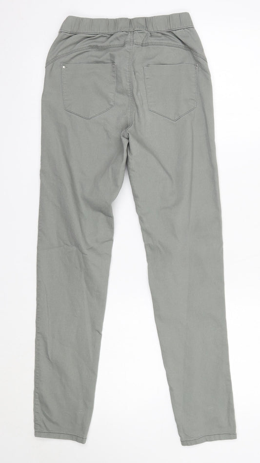 Primark Womens Green Cotton Jegging Jeans Size 10 L29 in Regular