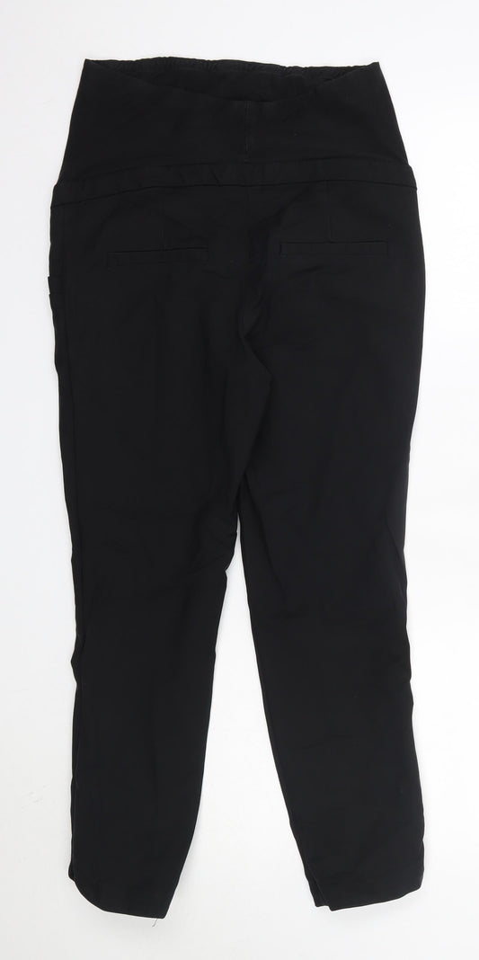 Womens UK Size 10 H&M Regular Fit Cropped Black Jeans