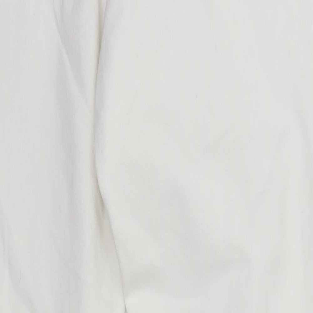 Womens UK Size 12 Originals Regular Fit Skinny White Jeans