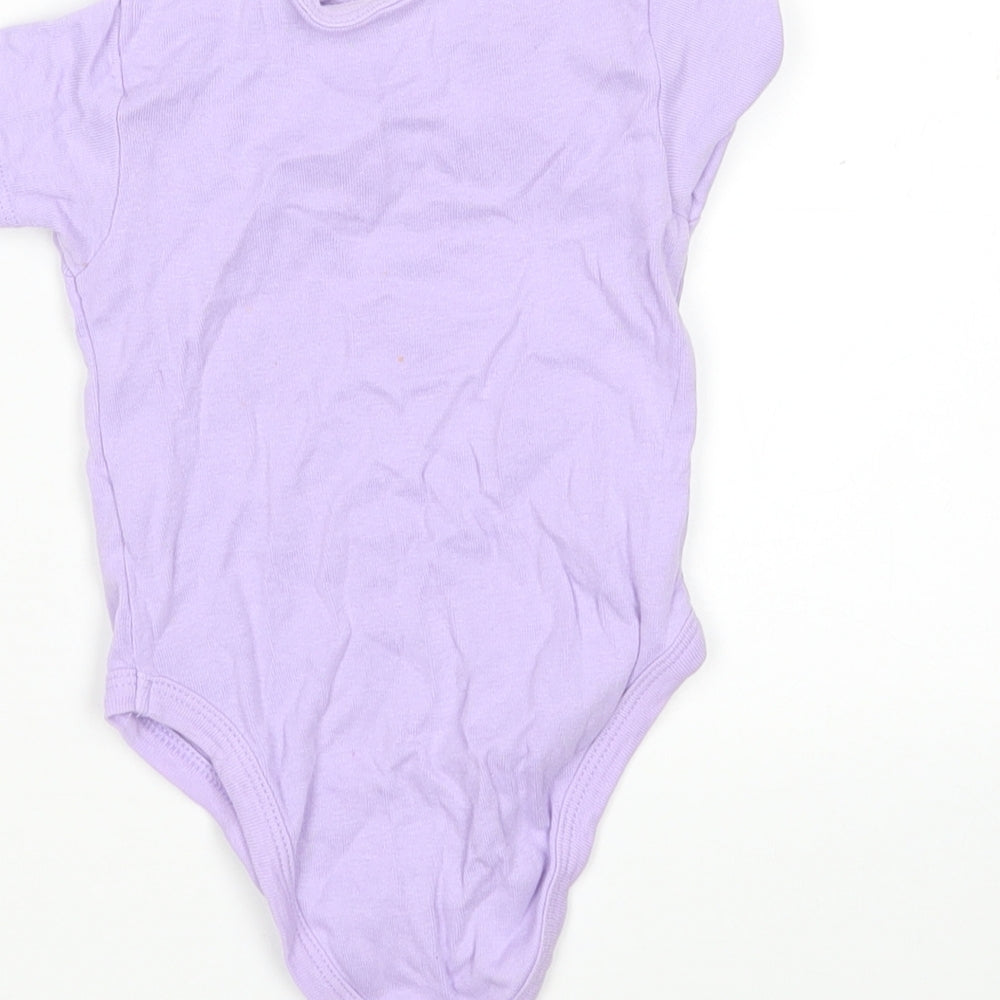 Avenue Girls Purple Cotton Leotard One-Piece Size 6-9 Months