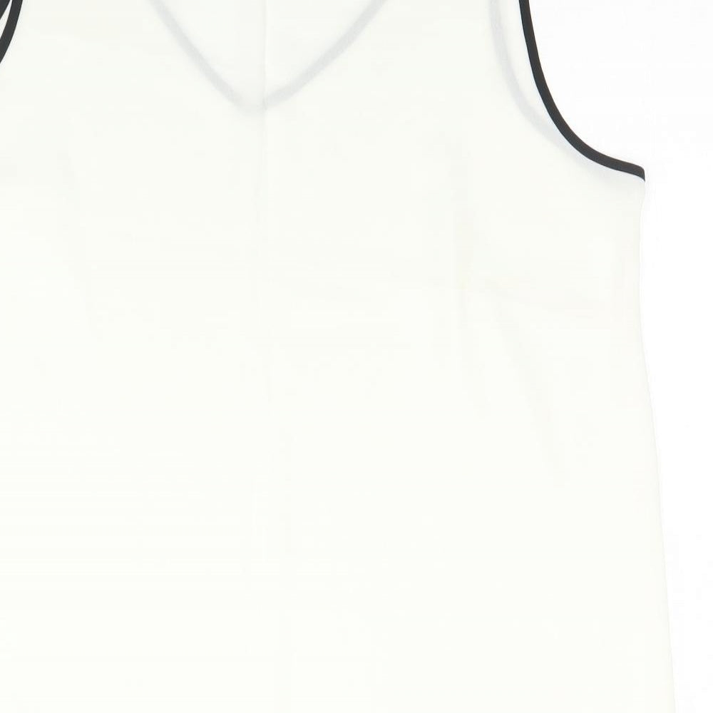Womens UK Size 18 Marks and Spencer Ivory Basic Tank