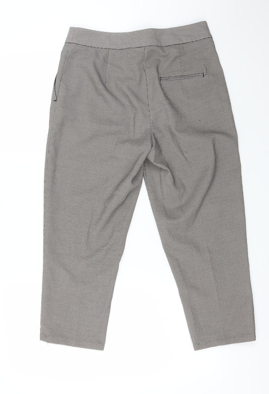 Womens UK Size 10 New Look Regular Fit Dress Pants Multicoloured Trousers