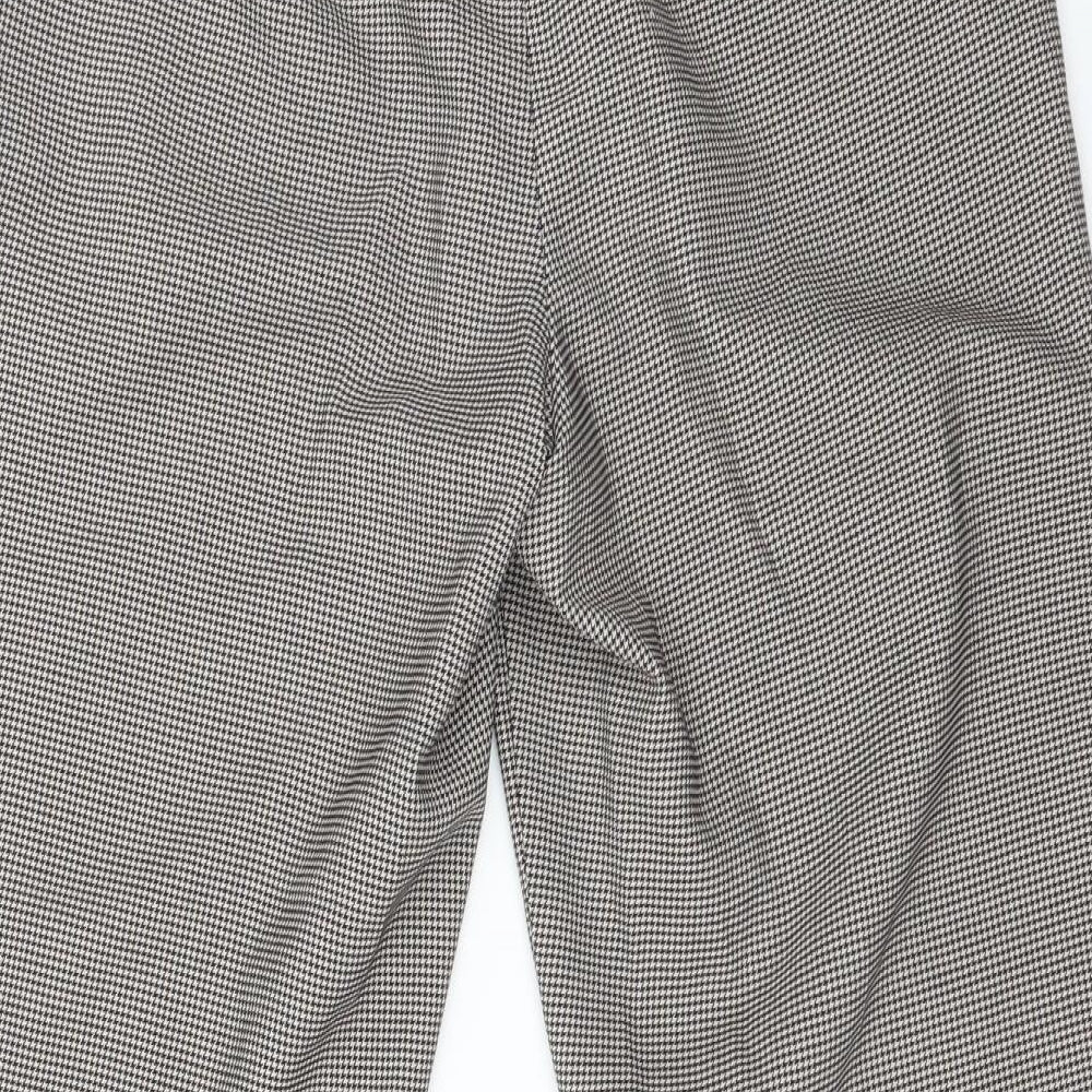 Womens UK Size 10 New Look Regular Fit Dress Pants Multicoloured Trousers