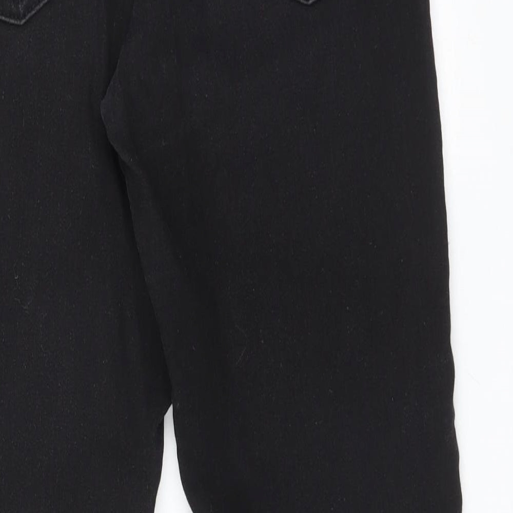 DENIM CO Womens Black Cotton Skinny Jeans Size 10 L29 in Regular