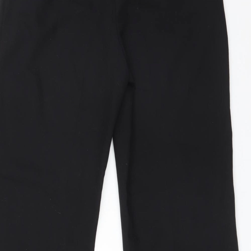 Womens UK Size 8 NEXT Regular Fit Black Trousers