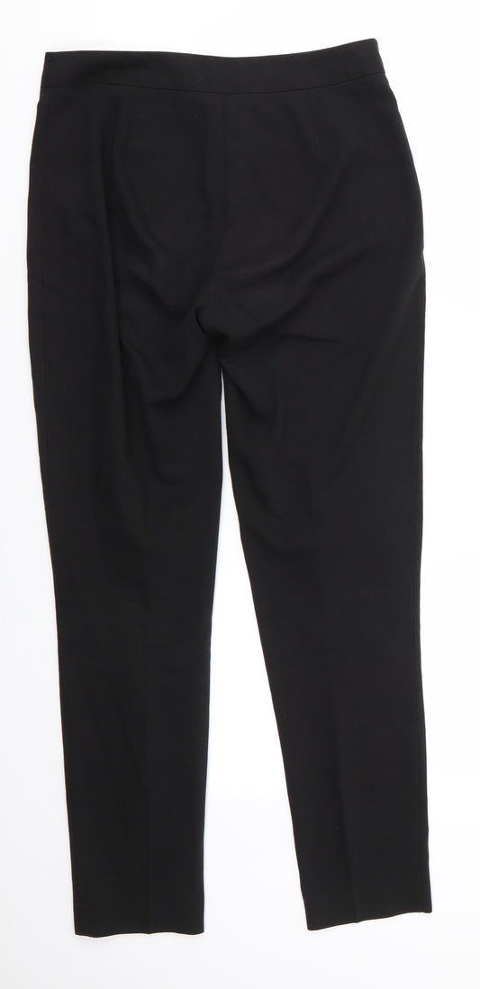 Womens UK Size 8 New Look Regular Fit Black Trousers