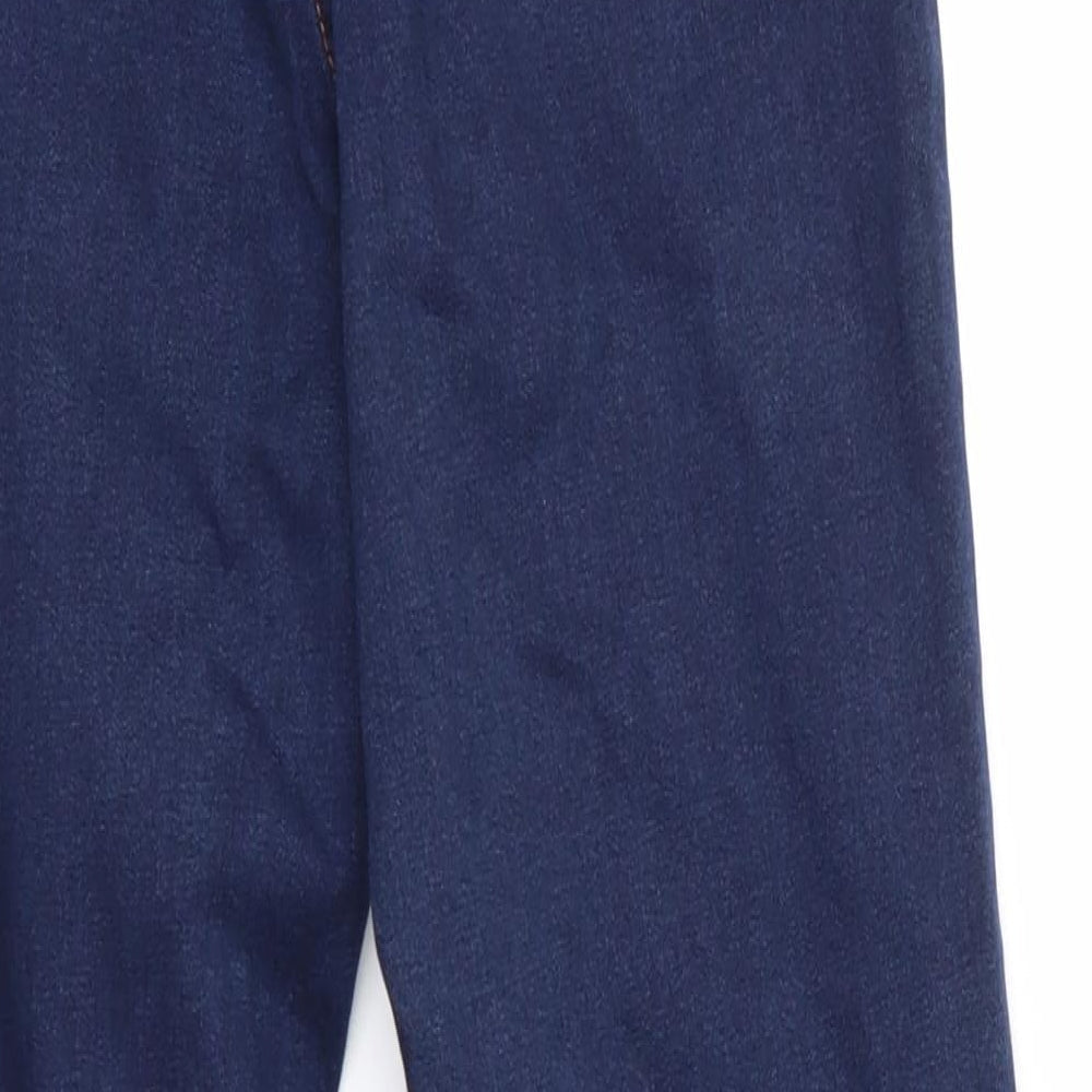 Brand and care label for Denim Co women’s blue cotton skinny jeans, size UK 10, 27-inch leg regular - indigo mix