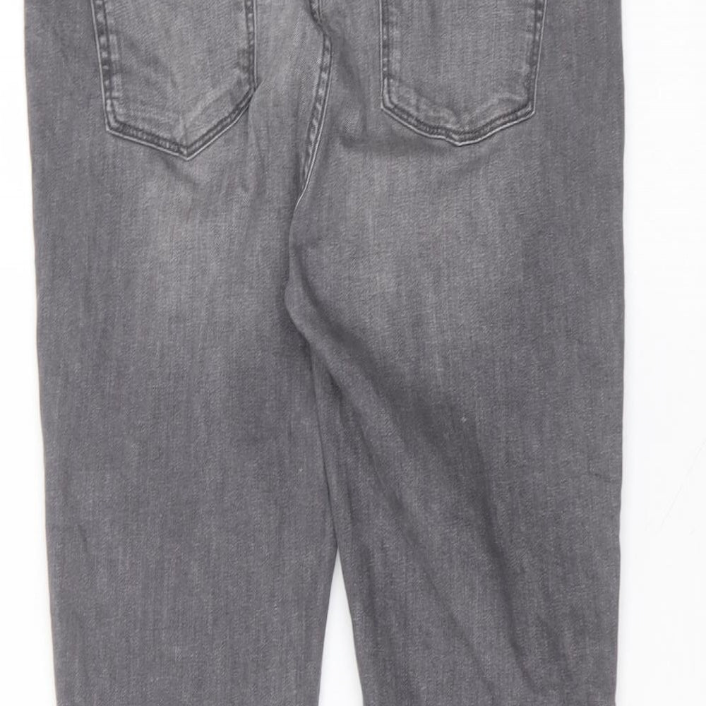 Womens UK Size 12 Marks and Spencer Regular Fit Straight Black Jeans