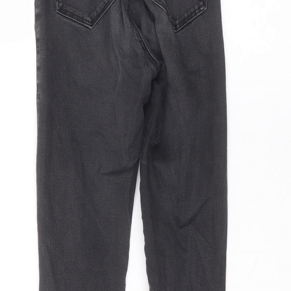 Topshop Womens Black Cotton Skinny Jeans Size 22 in L24 in Regular