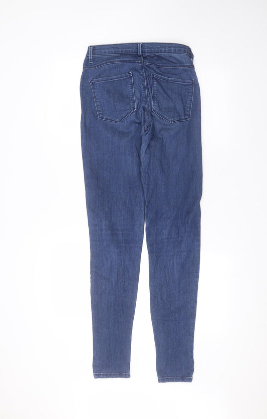 Only Womens Blue Viscose Skinny Jeans Size S L30 in Regular