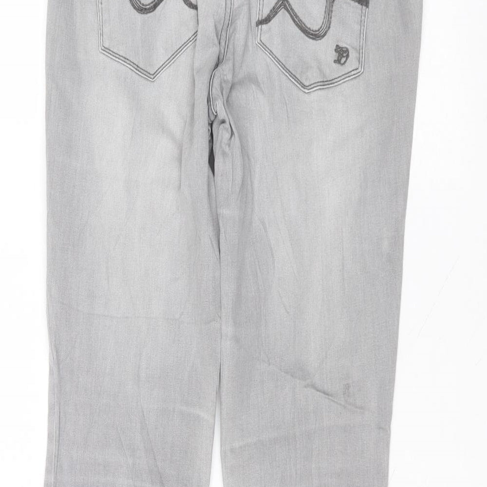 jona Womens Grey Cotton Skinny Jeans Size 28 in L26 in Regular