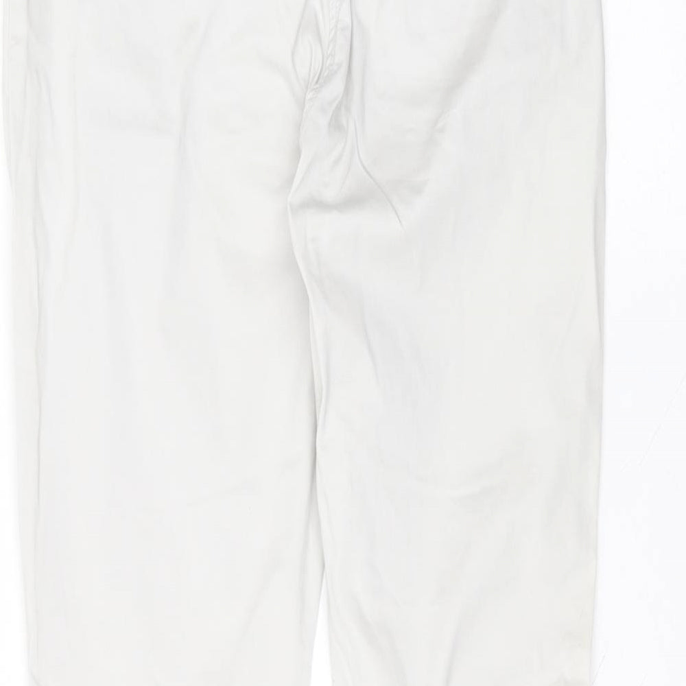 Crew Clothing Womens Grey Cotton Straight Jeans Size 34 L30 in Regular