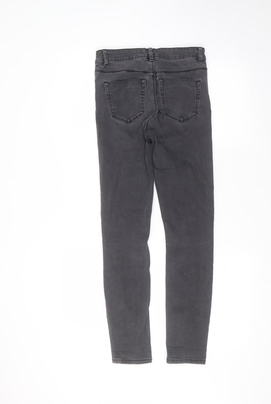 ASOS Womens Grey  Cotton Skinny Jeans Size 26 in L32 in Regular