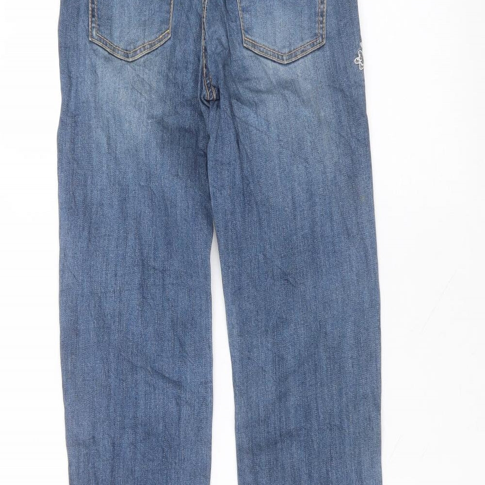 Gymboree Womens Blue Cotton Skinny Jeans Size 12 L27 in Regular