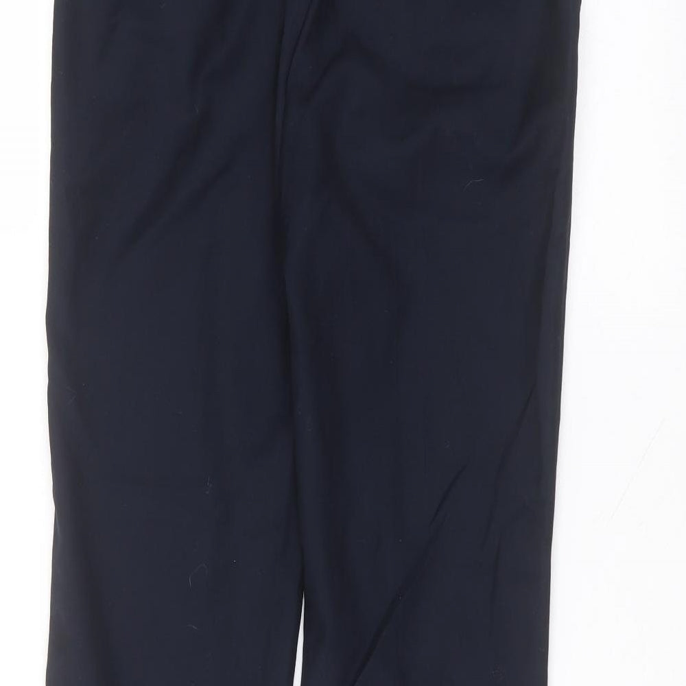 NEXT Girls Black Polyester Dress Pants Trousers Size 12 Years Regular