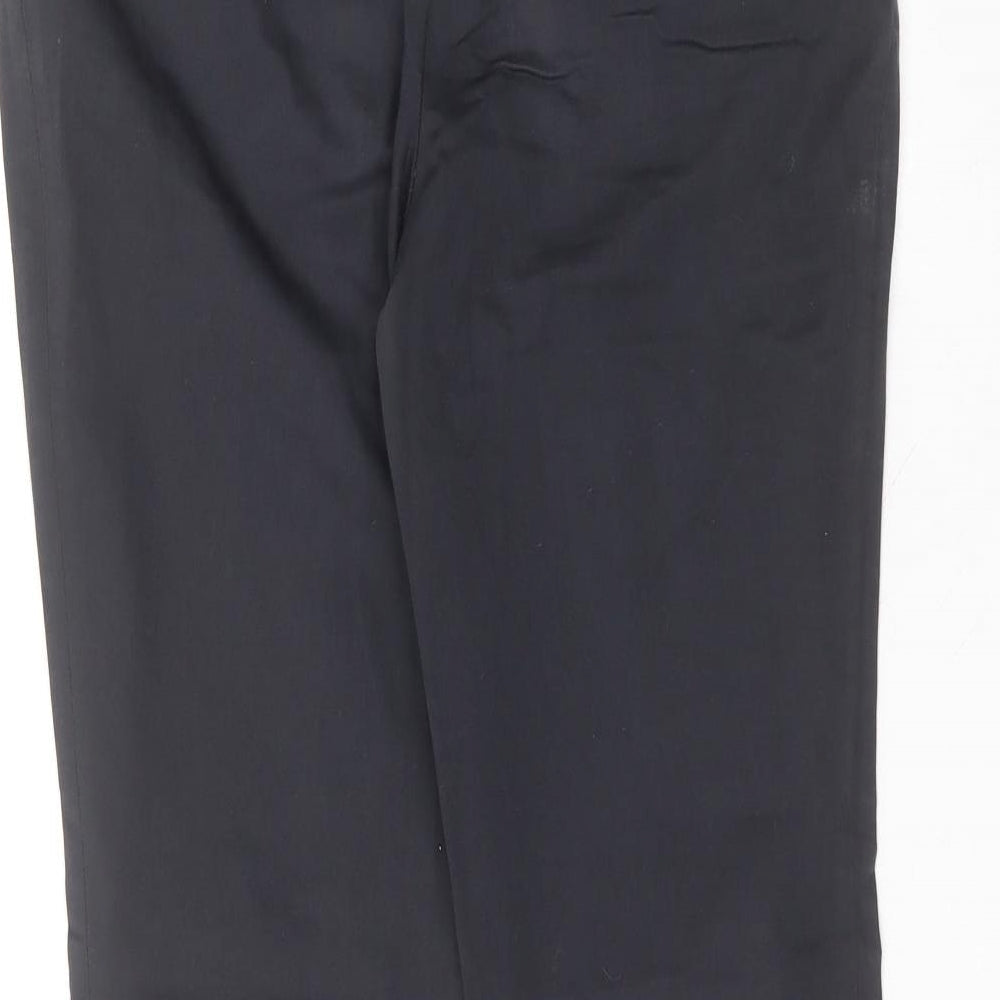 Womens UK Size 12 Marks and Spencer Regular Fit Blue Trousers