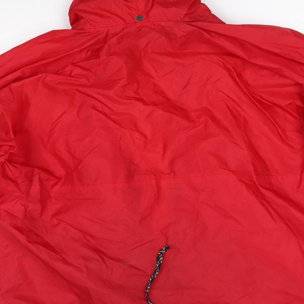 Mens UK Size S Igel Red Rain Coat