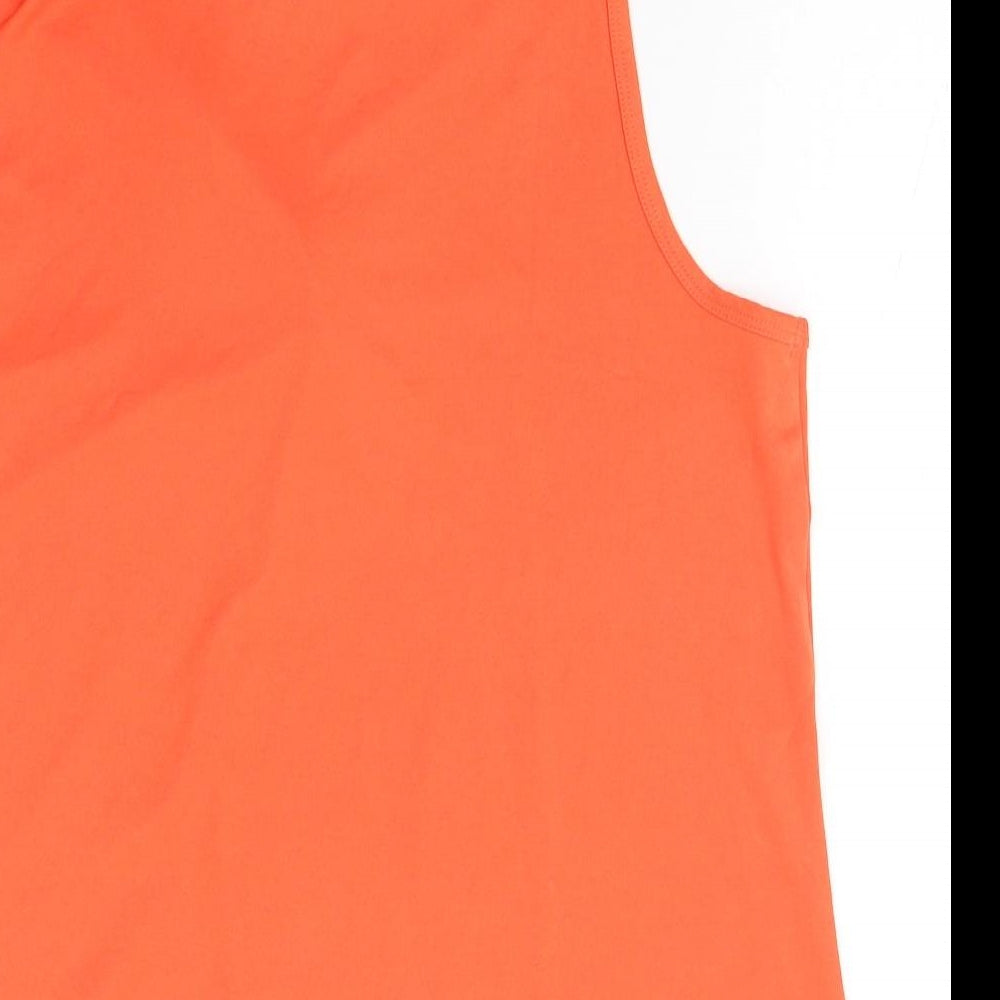 Womens UK Size M Crivit Orange Basic Tank