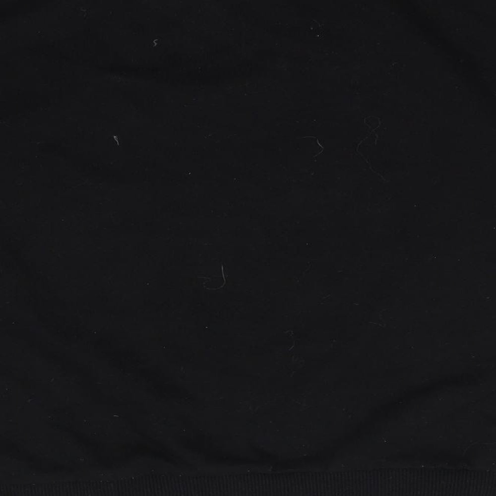 Disney by Atmosphere Womens Black Animal Print Polyester Pullover Sweatshirt Size 12 - Embossed Mickey Mouse Oh Mickey