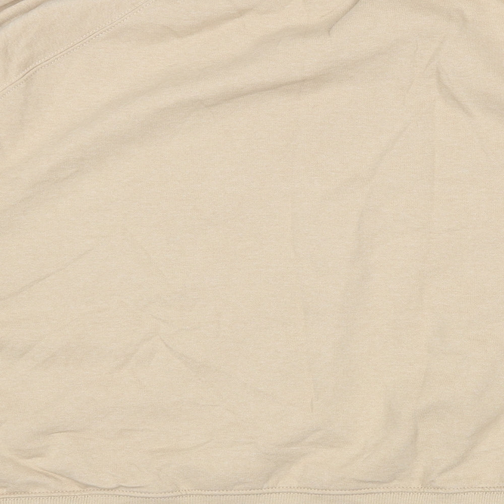 H&M Womens Beige Cotton Pullover Sweatshirt Size XL