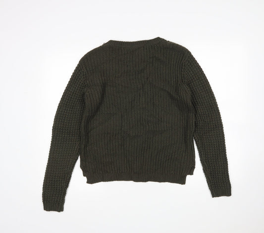 Womens UK Size 14 Select Green Pullover Jumper