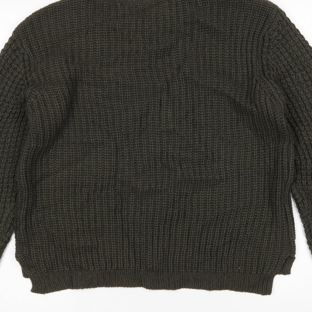 Womens UK Size 14 Select Green Pullover Jumper